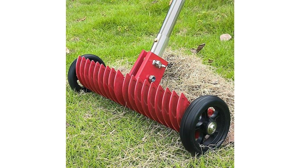 15 inch steel dethatching rake