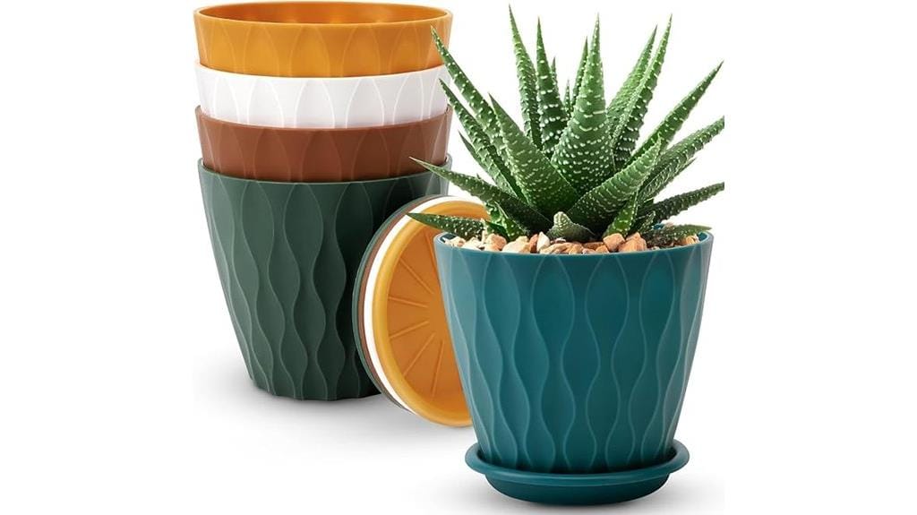 6 inch planter set