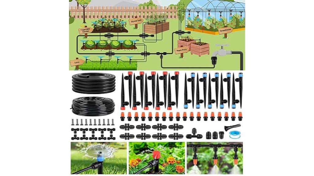 adjustable garden irrigation system