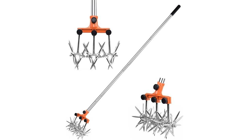 adjustable stainless steel cultivator
