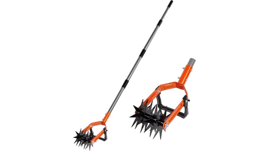 adjustable stainless steel tiller
