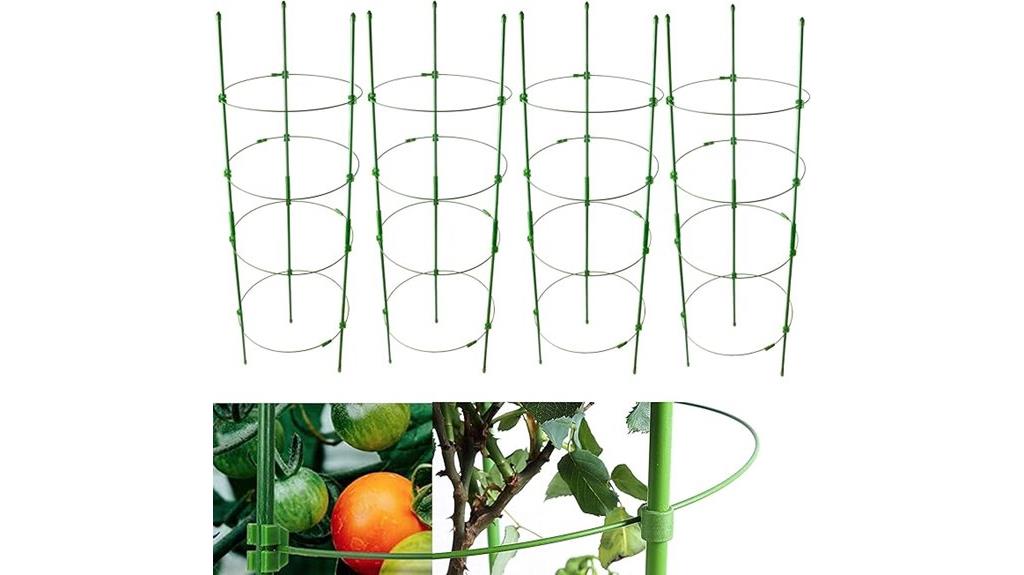 adjustable tomato plant support