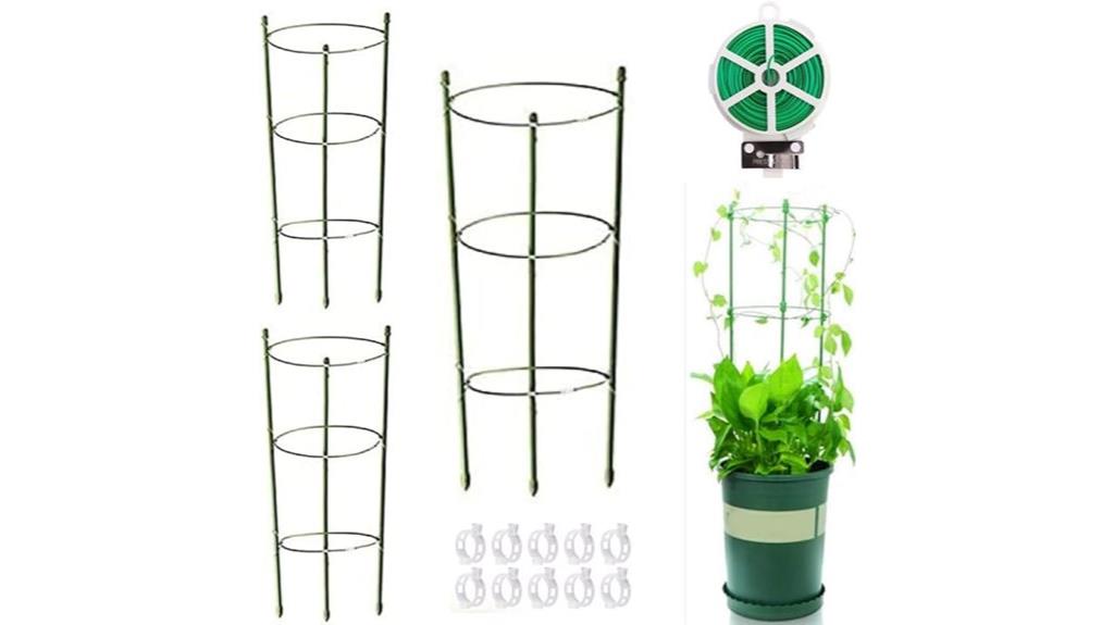 adjustable tomato plant support