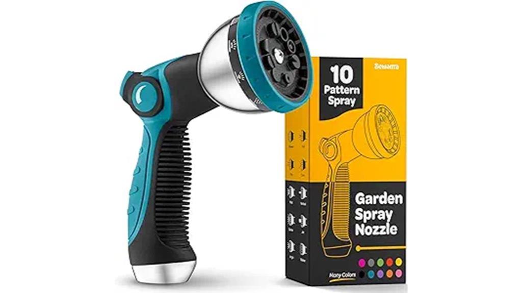 adjustable watering hose nozzle
