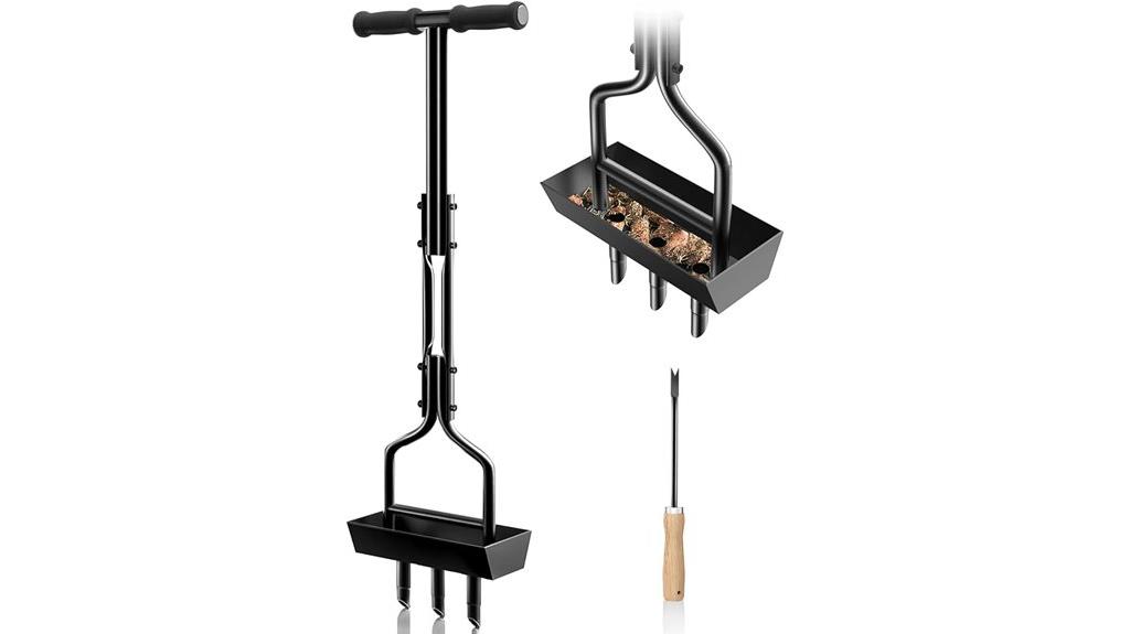 aeration tool with basket