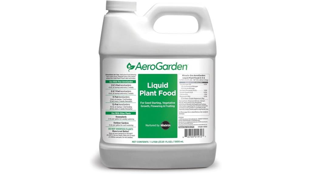 aerogarden liquid nutrient solution