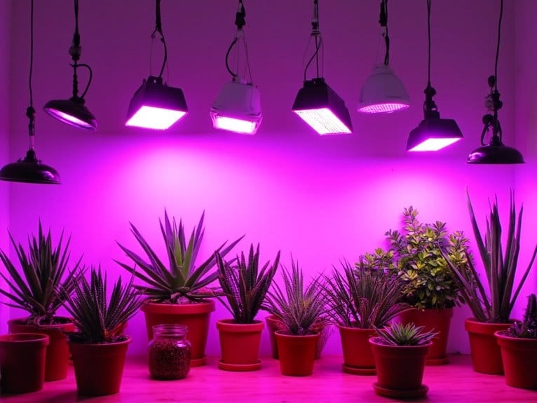 aloe plant grow lights