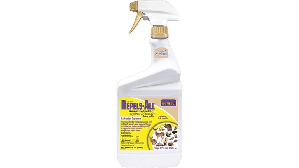 animal repellent spray solution