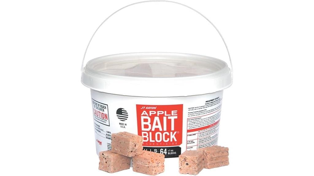 apple flavor rodenticide bait