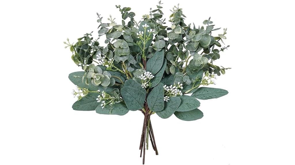 artificial eucalyptus wedding decor