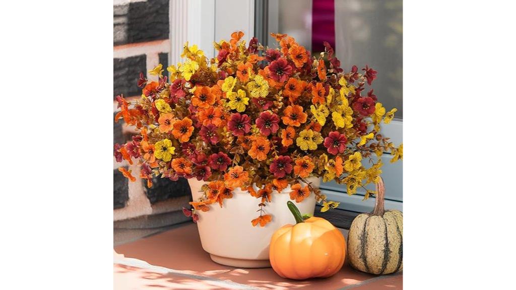 artificial fall flower bundles