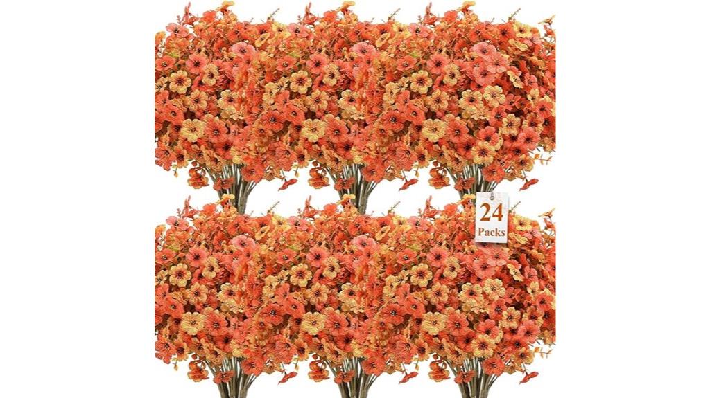 artificial fall flower bundles