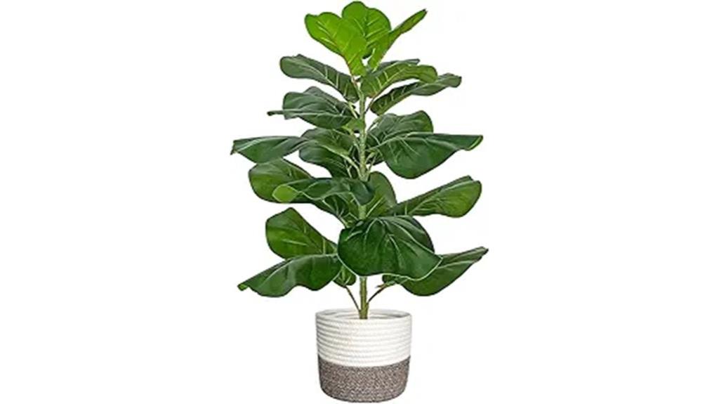 artificial fiddle leaf fig