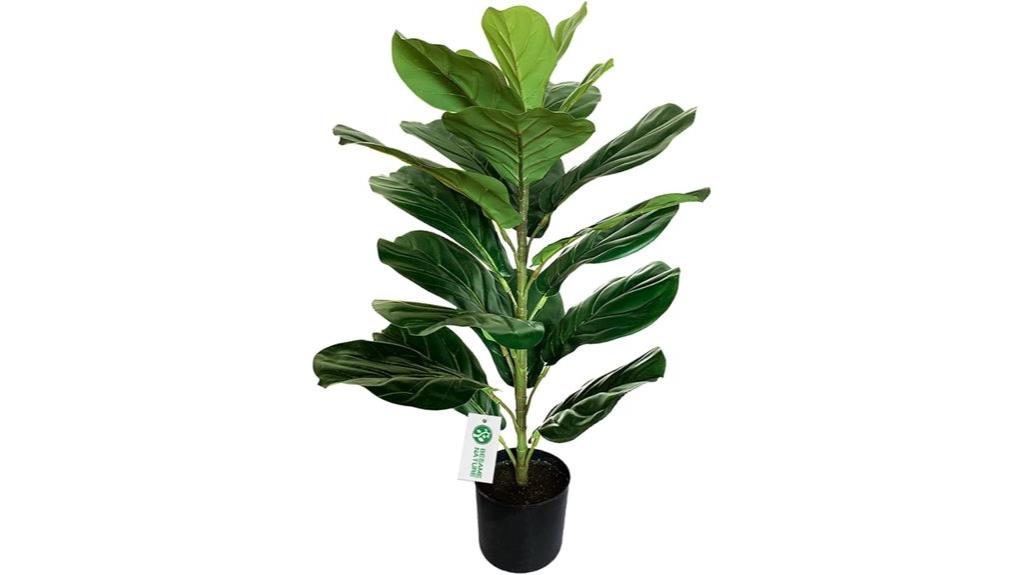 artificial fiddle leaf tree