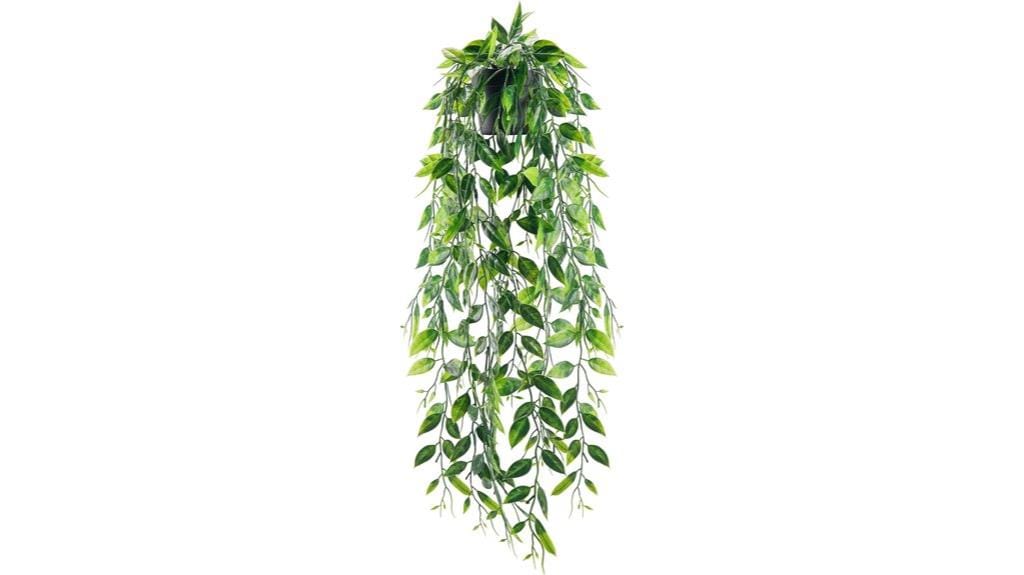 artificial hanging pea plants