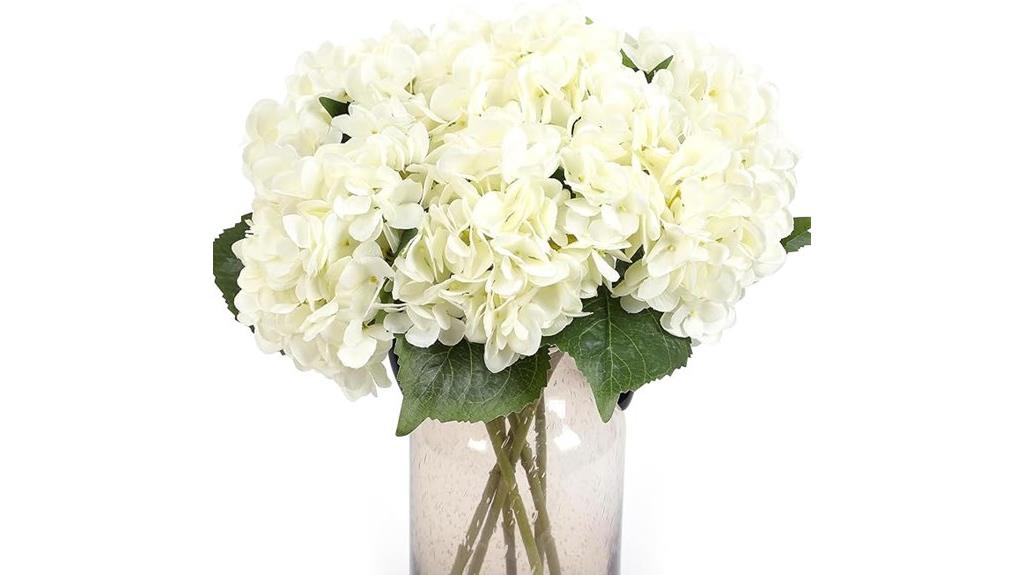 artificial silk hydrangea flowers