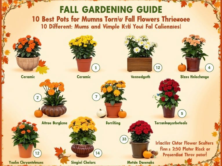 best pots for fall flowers