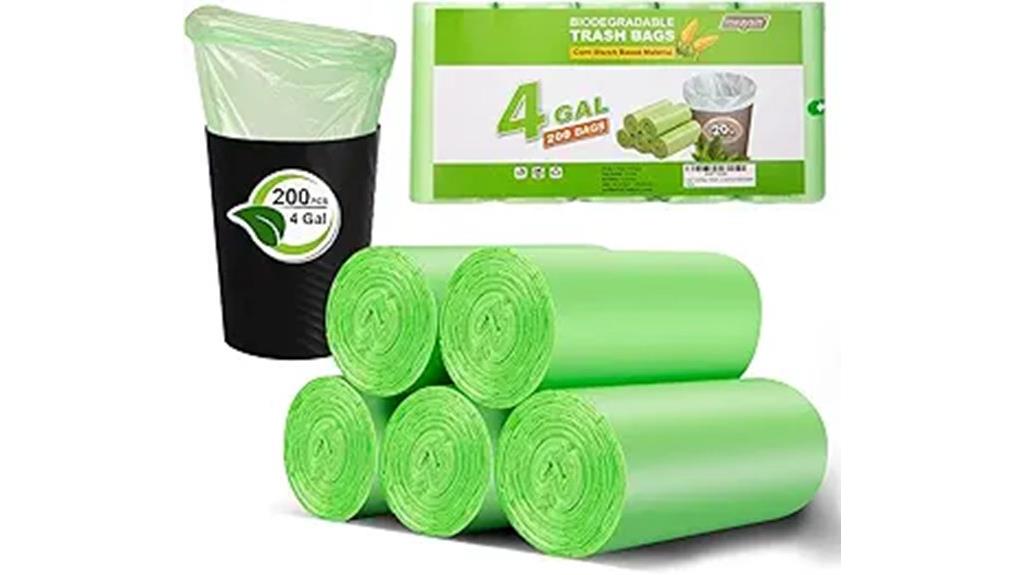 biodegradable small trash bags