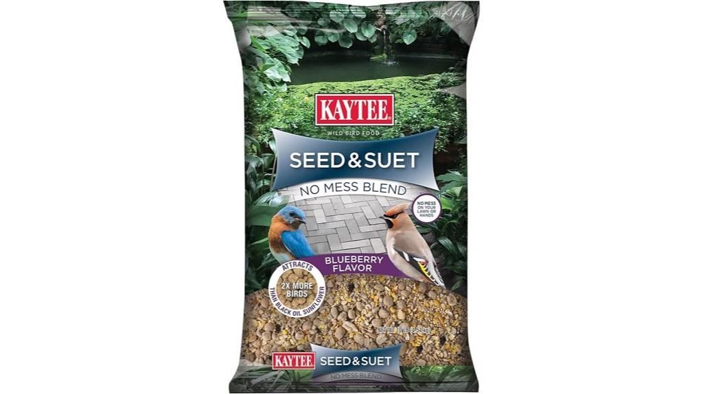 blueberry flavored bird food