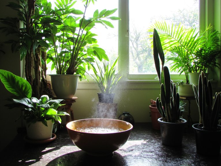 boost houseplant humidity naturally