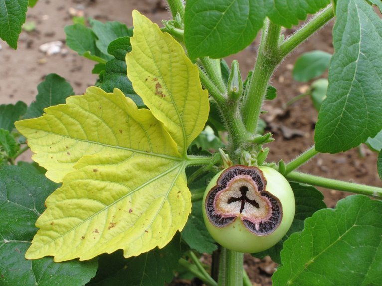 boron deficiency affects growth