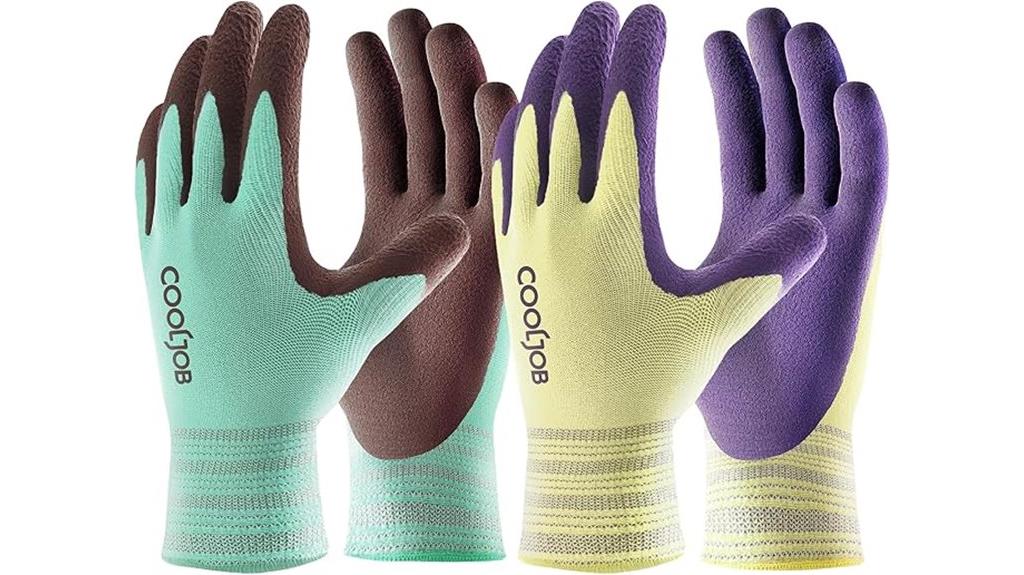 breathable gardening gloves set