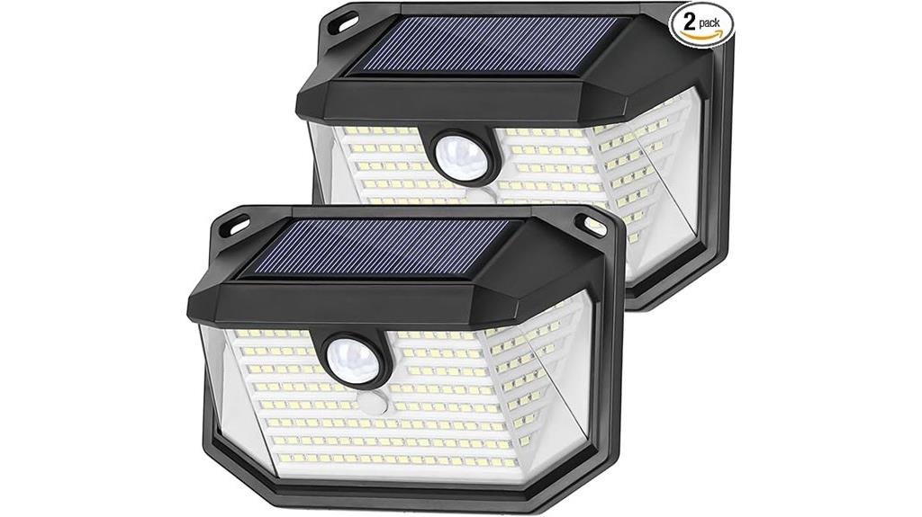 bright solar motion lights
