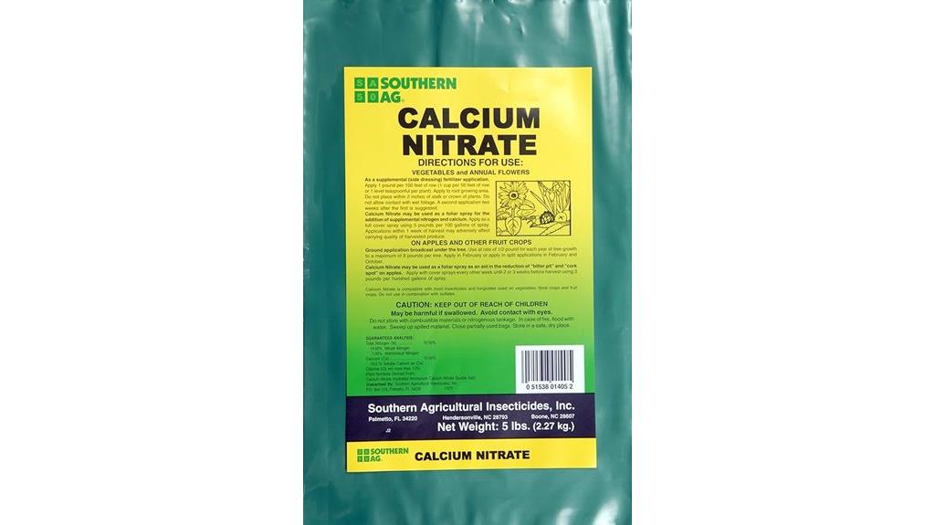 calcium nitrate 5 pounds