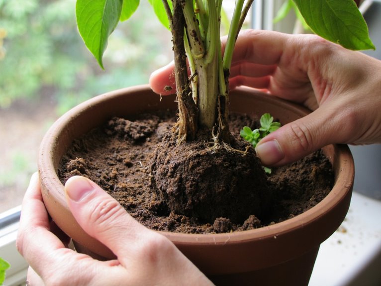 careful plant extraction process