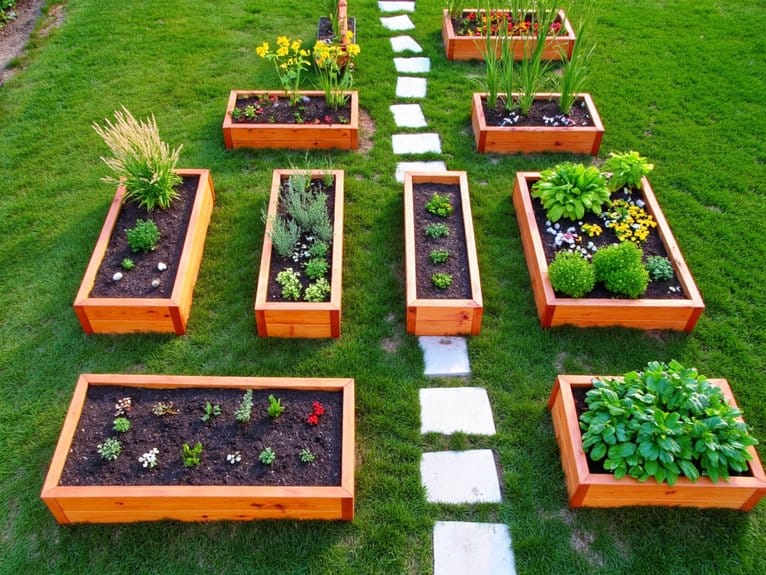 cedar garden beds selection