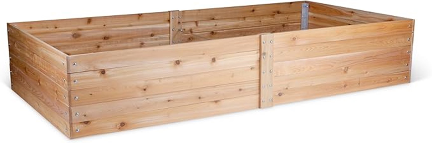 cedar raised garden bed