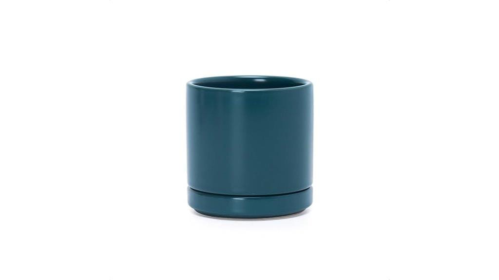 ceramic planter with drainage