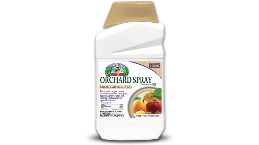 citrus fruit orchard spray