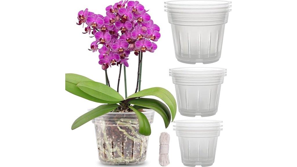 clear flower pot pack