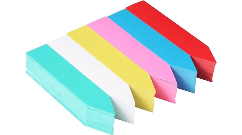 colorful waterproof plant labels