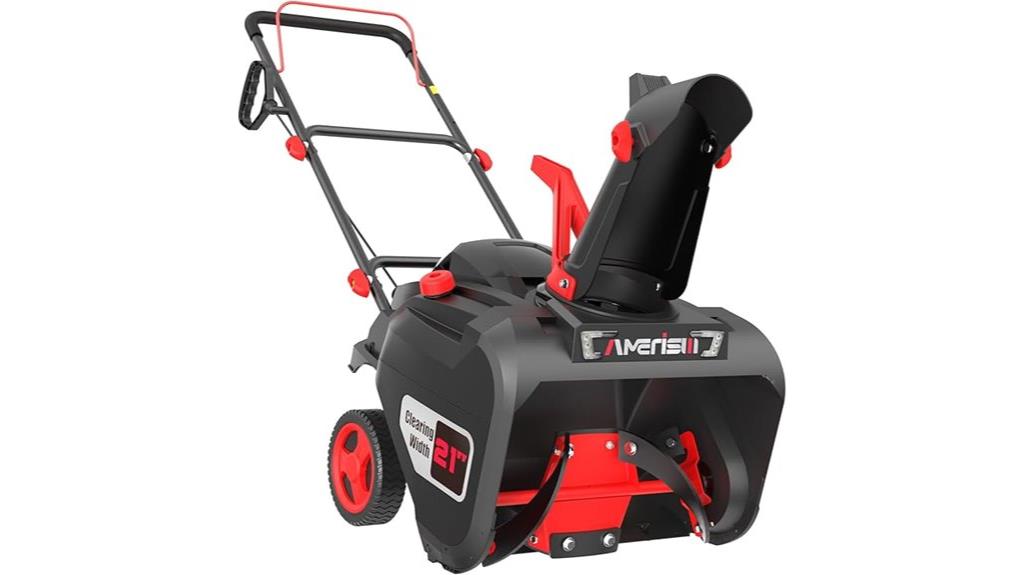 compact gas snowblower model
