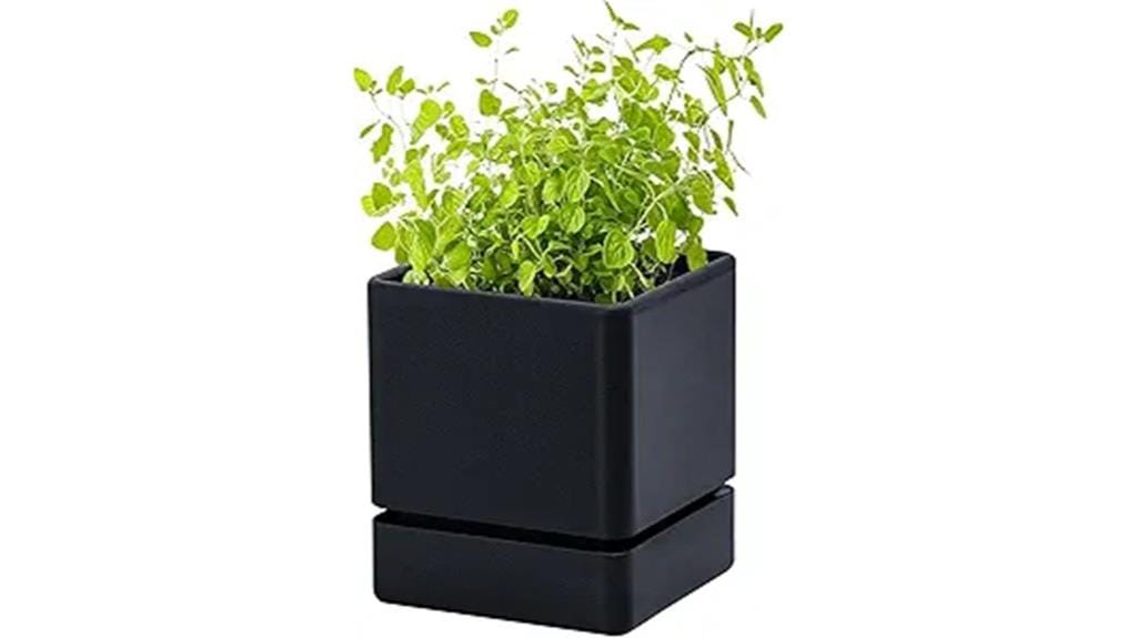 compact herb planter pot