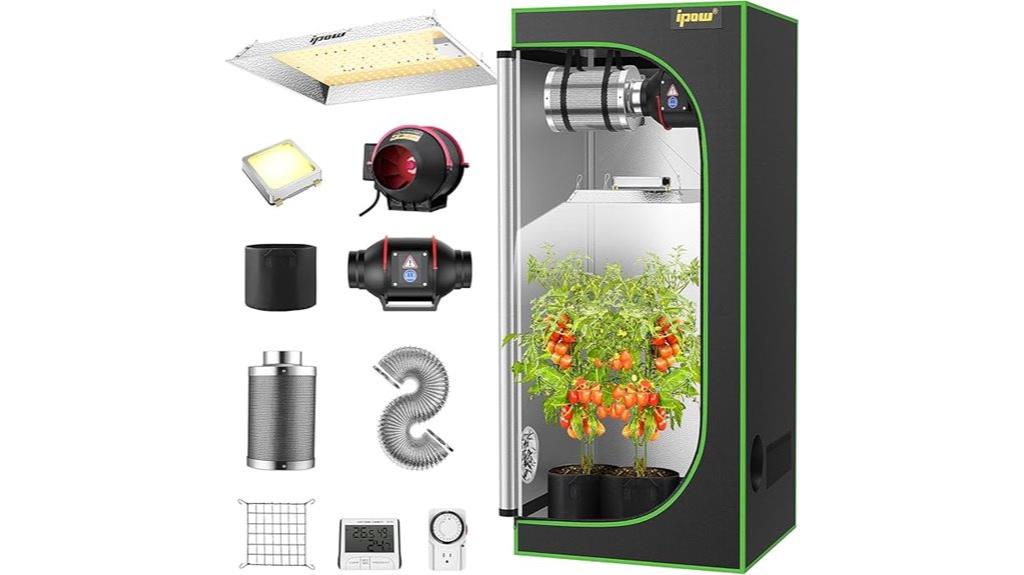 compact indoor gardening setup