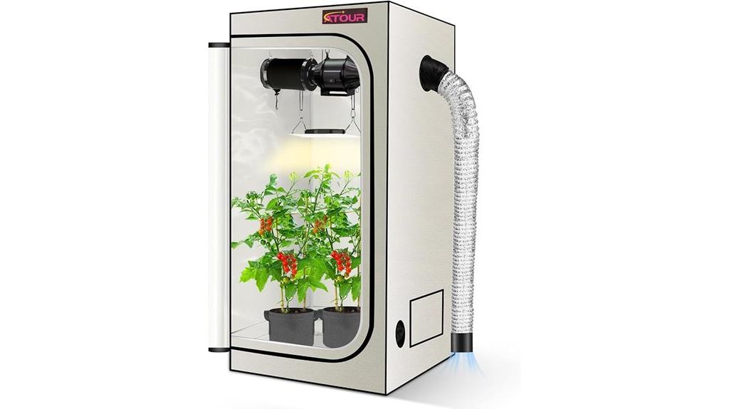 compact led grow tent