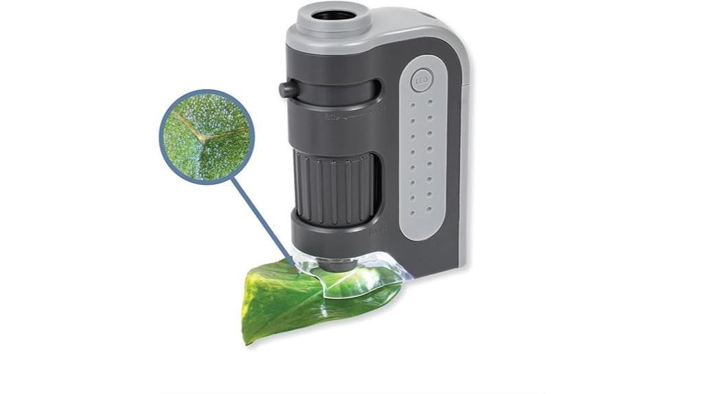 compact led pocket microscope