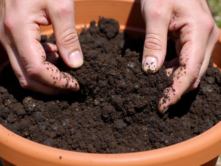 compost in container gardening