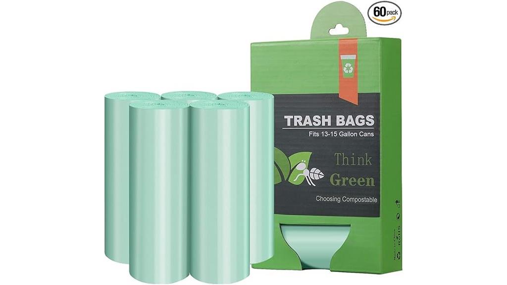 compostable trash bags quantity