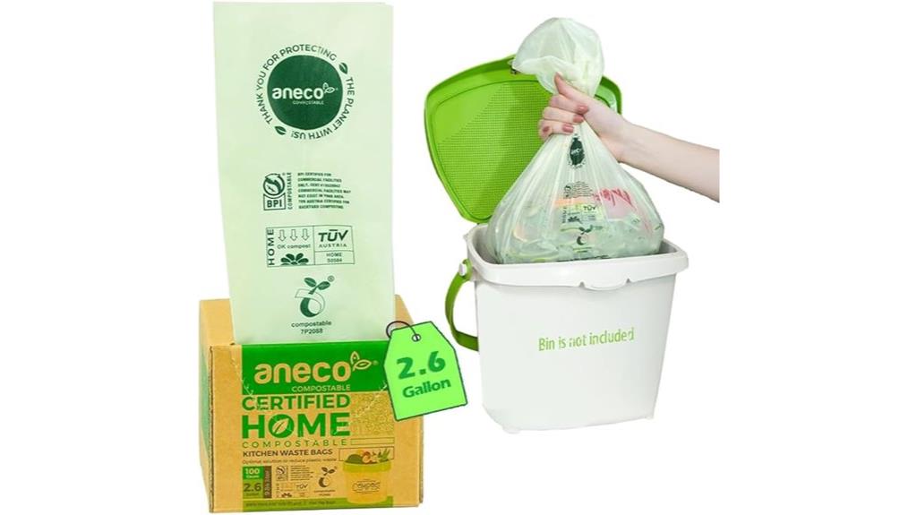 compostable waste bags pack