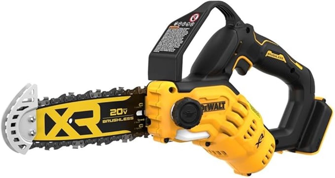 cordless 8 inch pruning chainsaw
