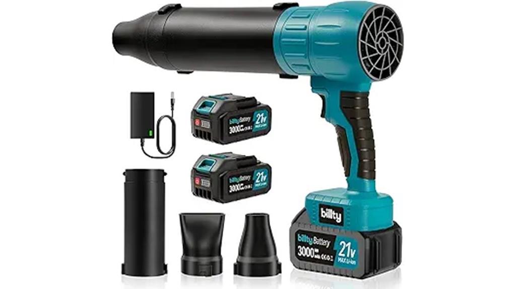 cordless blower with batteries