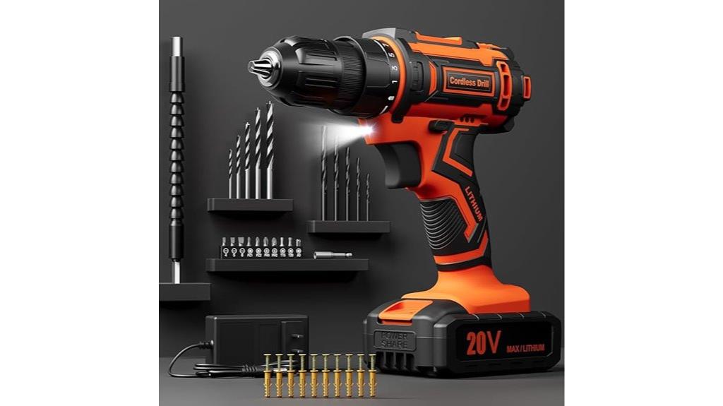 cordless drill with accessories