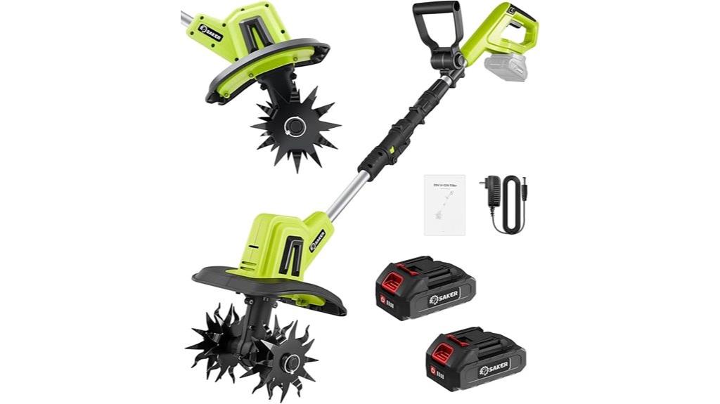 cordless electric garden tiller