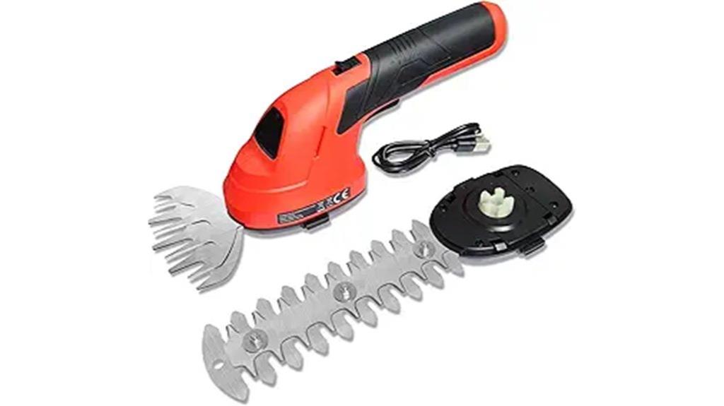 cordless handheld garden trimmer