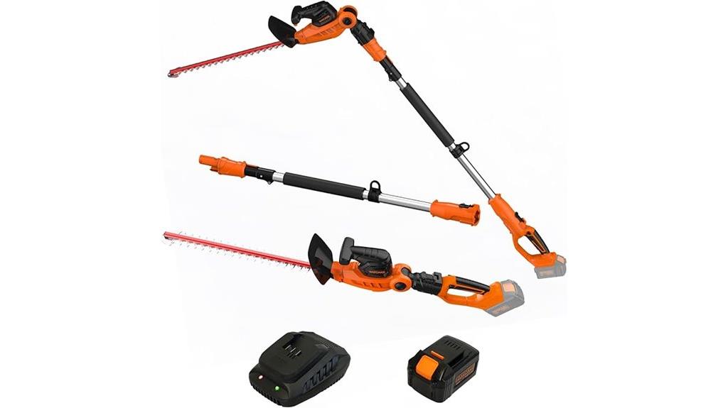 cordless hedge trimmer battery