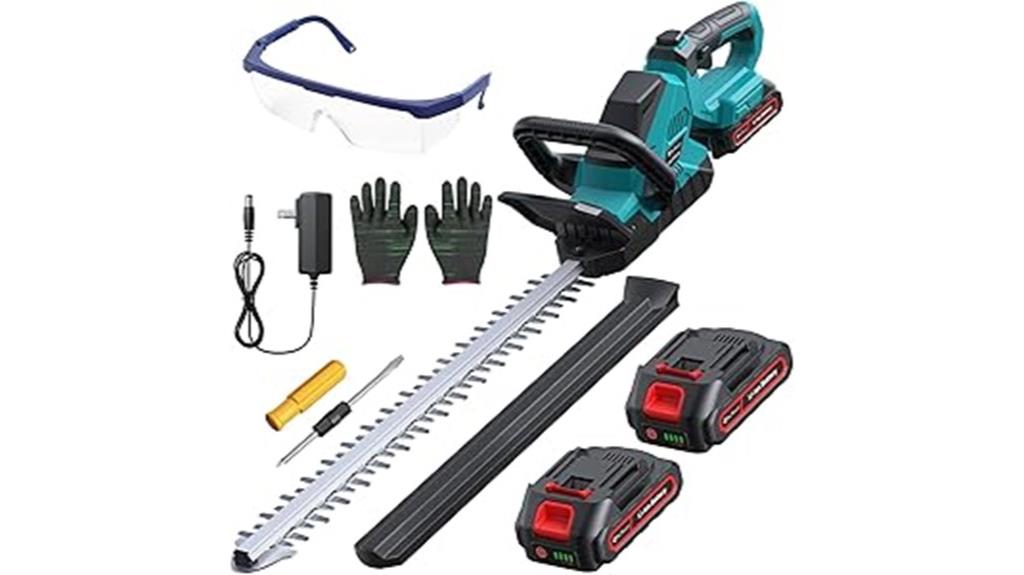 cordless hedge trimmer battery